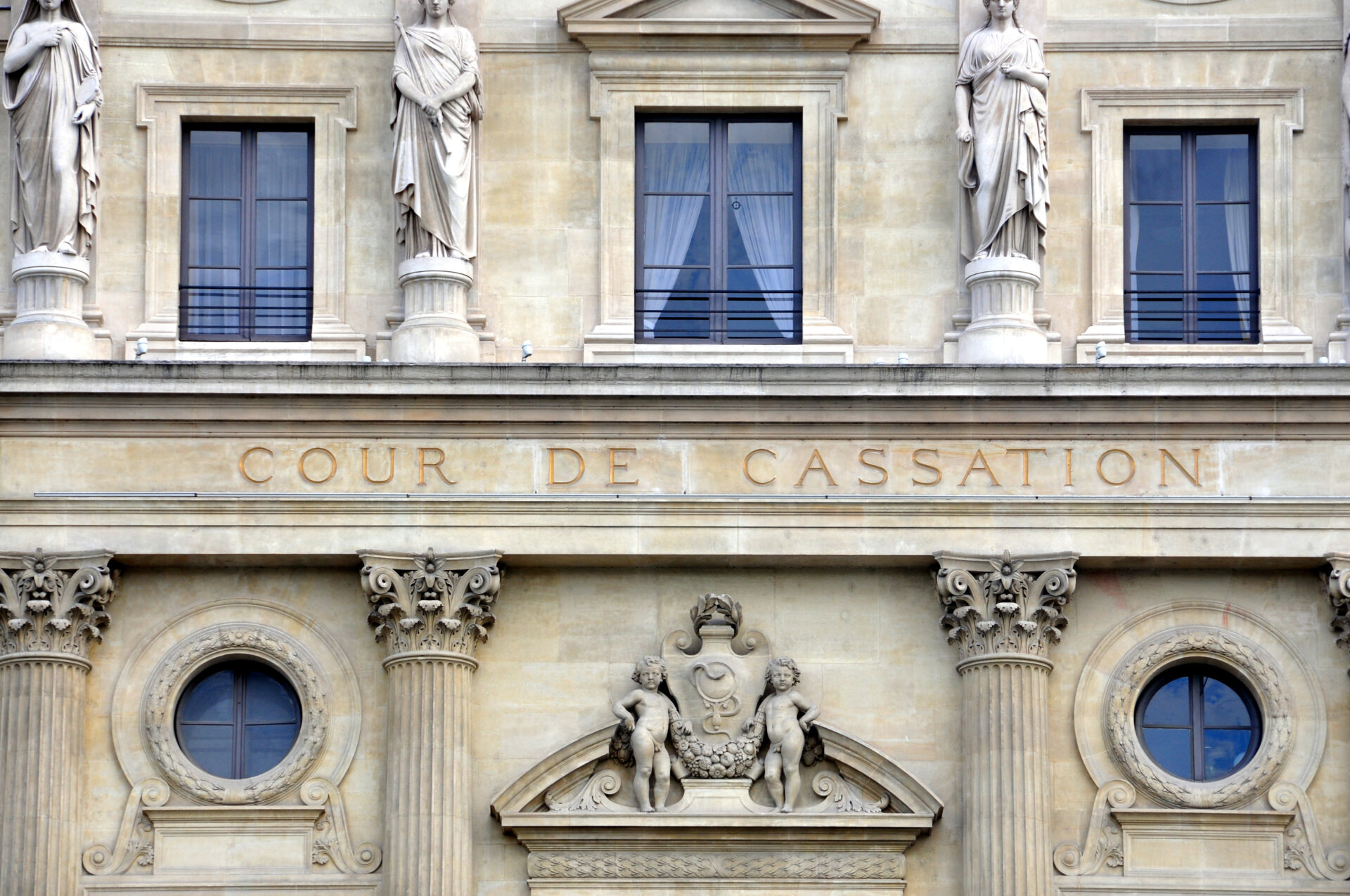 Fronton de la Cour de Cassation